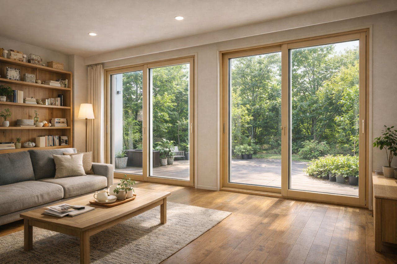 リビング2か所の内窓リフォーム