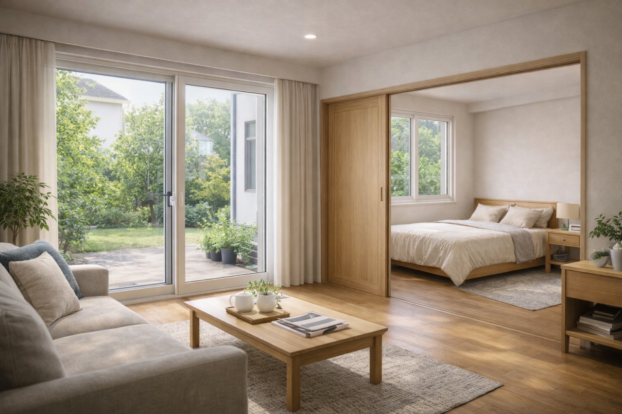 リビング＋寝室の内窓リフォーム